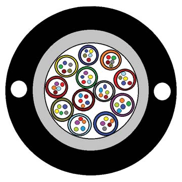 Câble micromodule de 12 à 144 FO monomode G652D - 72 FO – Modulo